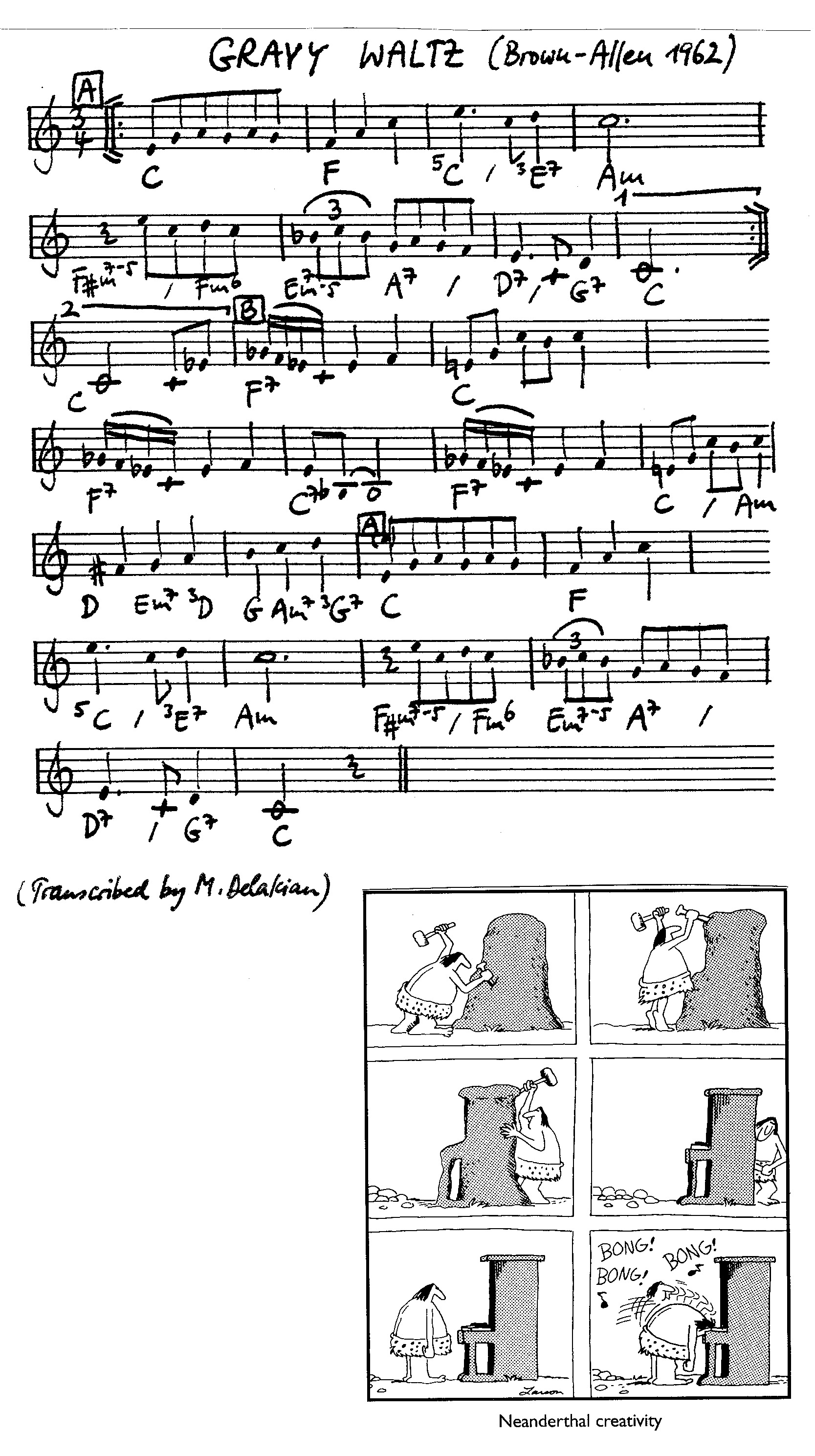 gravy waltz leadsheet – book us for your next 20s or gatsby event